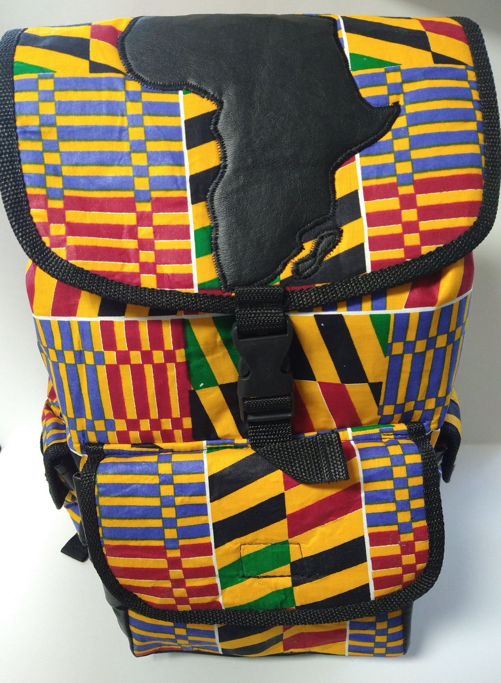 Yellow Africa Ankara Backpack